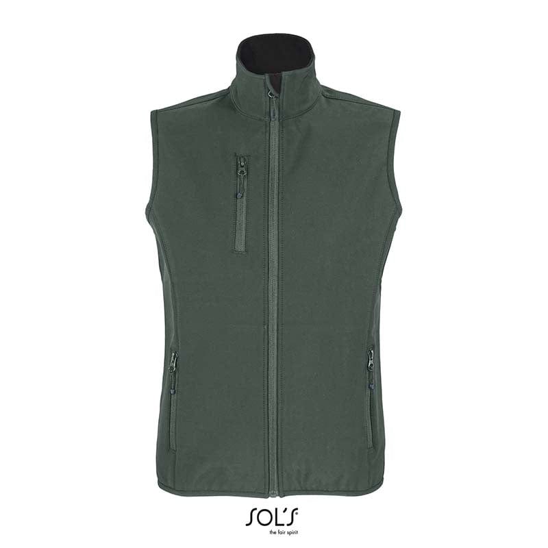Epic Label Vestes & Bodywarmer Sol´S L03826 Gilet Softshell Zippé Falcon Pour Femme Recyclé