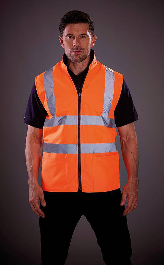 Epic Label Vestes & Bodywarmer Yoko Hv008F Reversible Polaire Bodywarmer